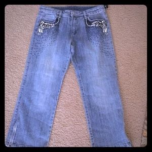 AZI Denim Crop Pants Size 10